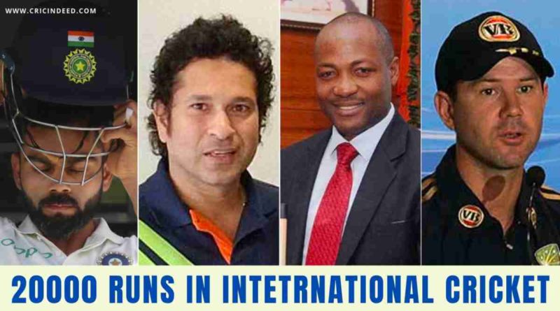 20000 runs in international cricket