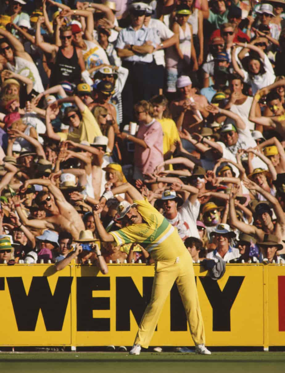 Merv Hughes hattrick