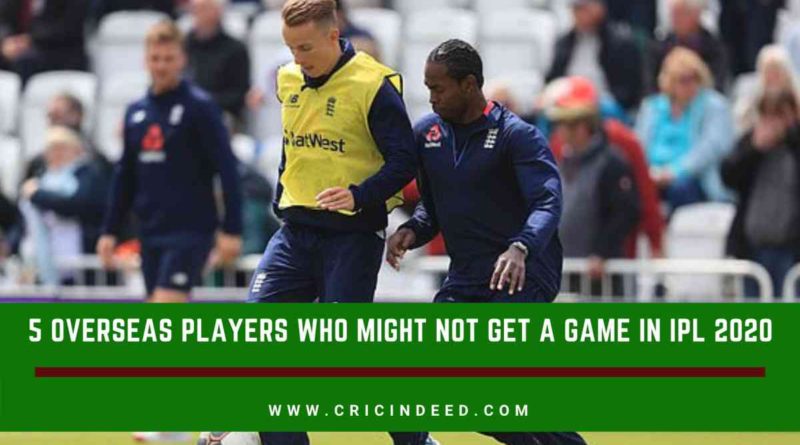 5 Overseas Players who might not get a game in IPL 2020