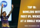 Top 10: Bowlers with Most Wickets at a Single Venue in IPL