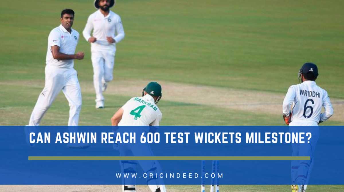 A Prediction blog on Can Ashwin get 600 Test wickets