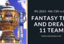 CSK vs LSG Dream11 Predictions IPL 2023