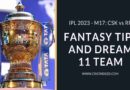 CSk vs RR Dream11 Predictions IPL 2023