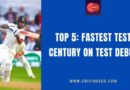 fastest test century on debut