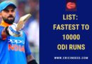 fastest to 10000 odi runs