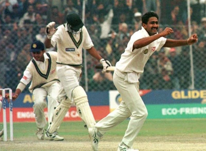 Anil Kumble 10 wickets