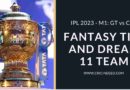 gt vs csk dream11 team predictions