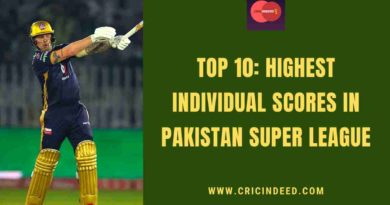 highest individual score in psl