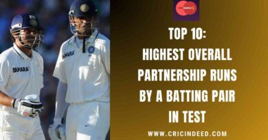 Top 10: Highest Overall Partnership Runs by a Batting Pair in Test