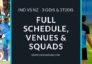 ind vs nz 2023 odi t20 series complete schedule and team squads