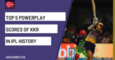 kkr highest powerplay scores