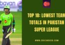 lowest team score in psl