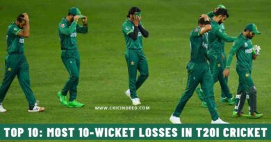 Top 10: Most 10-Wicket Losses in T20I Cricket