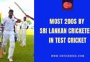 most 200s by sri lanka cricketers in test