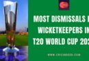 most dismissals by wicketkeeper in t20 world cup 2022