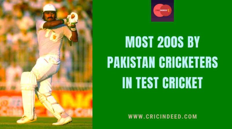 most double centuries for pakistan in test cricket