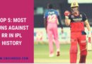 most runs against rr in ipl