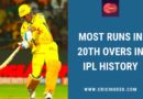 most runs in 20th over ipl