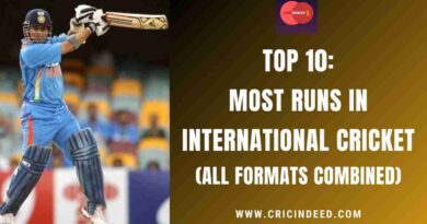 Top 10: Most Runs in International Cricket (All Formats Combined)
