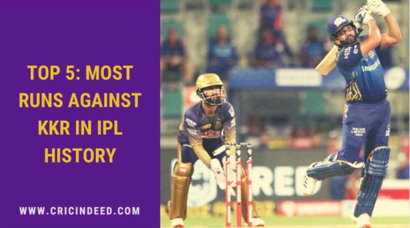 most runs vs kkr in ipl