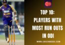 Players with Most Run Outs in ODI