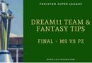 PSL 2021 Final Dream11 prediction