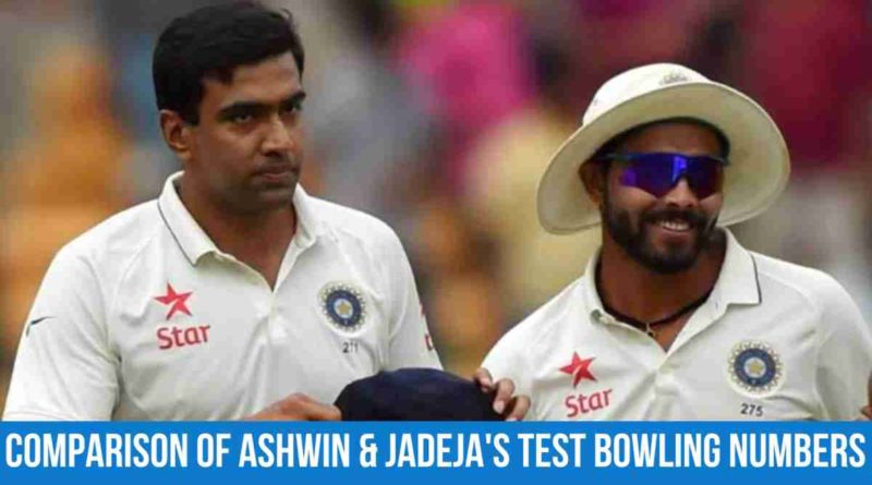 ravi ashwin vs ravindra jadeja test bowling stats comparison
