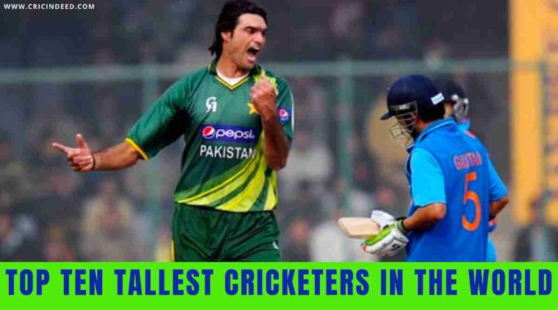tallest cricketers in the world